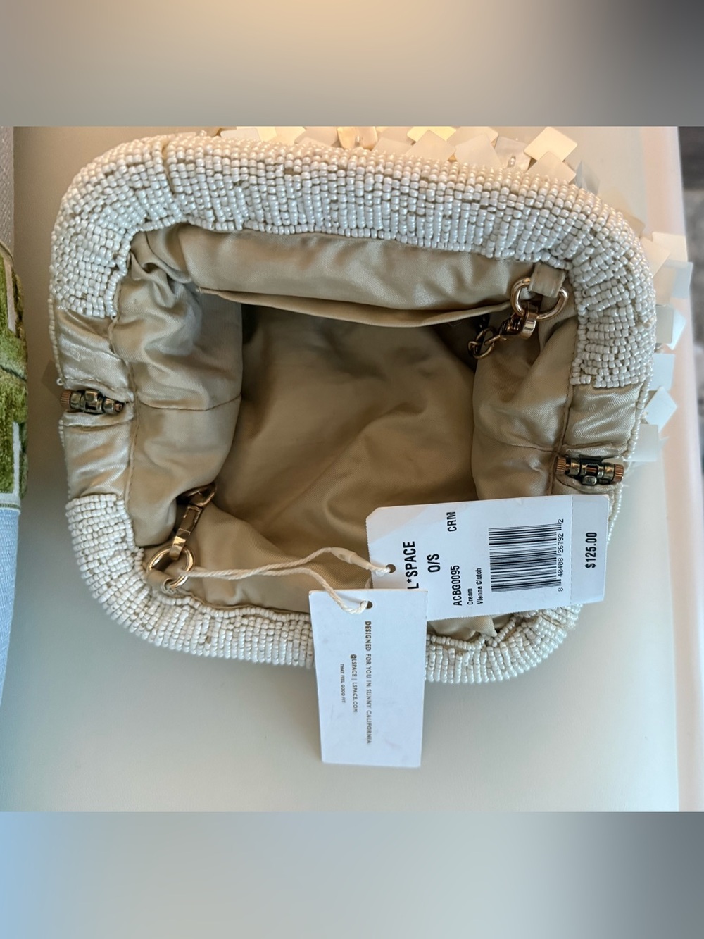 l*space Vienna Clutch in Cream - Picture 5 of 7